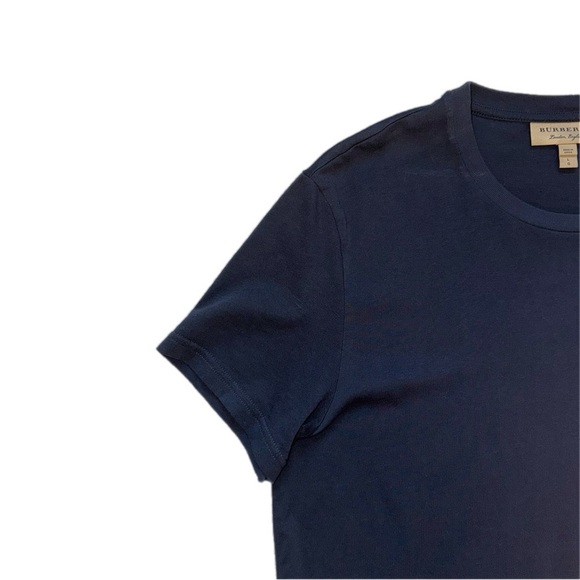 Burberry Men’s Navy Short Sleeve Tee - Picture 7 of 7